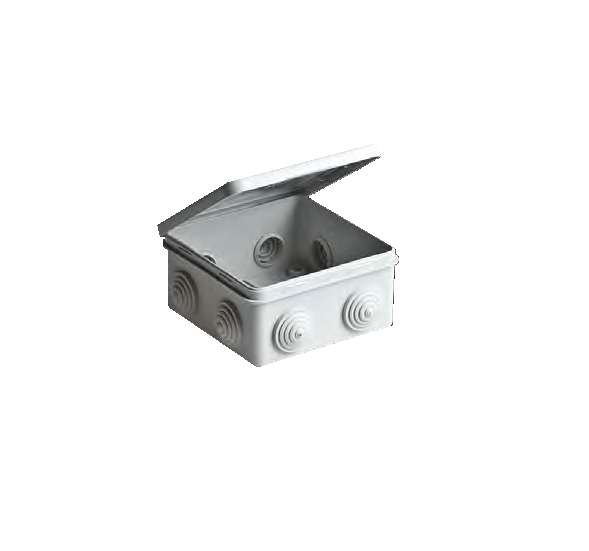 Коробка распределительная ОП 100х100x50 с откидной крышкой IP54 Ruvinil 67045