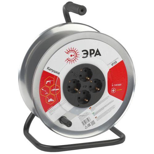 Катушка металлическая с заземлением 4гн (2/36) K-M-4z ЭРА Б0033026