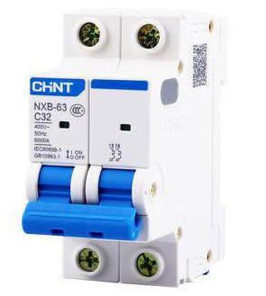 Авт. выкл. NXB-63 2P 32А (6kA) хар-ка С (R)  CHINT  814095