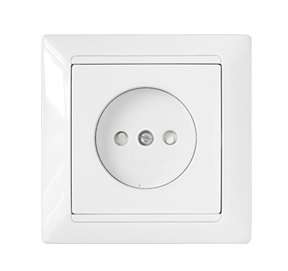 Розетка 1-м РС16-316 без заземл. с защ. шторками, белый Без НДС п.п.1,16 п.1ст.118 НК