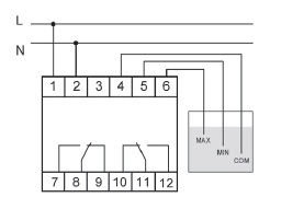 Реле уровня жидкости PZ-829 (без датчиков)