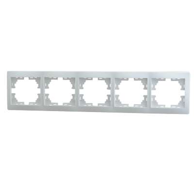 701-0200-150 Рамка 5-м Mira гориз.бел.Lezard