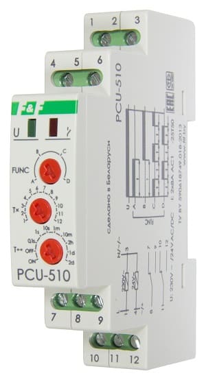 Реле времени программируемое PCU-510