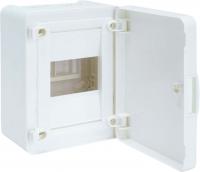 Щит открытой установки, 4М, с непрозрачной дверцей