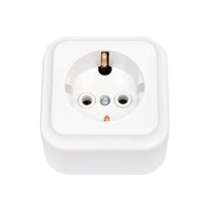 Розетка 1-м ОП РА16-254 с заземл. белый Без НДС п.п.1,16 п.1ст.118 НК