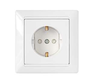 Розетка 1-м РС16-317 с заземл. со шторками белый Без НДС п.п.1,16 п.1ст.118 НК