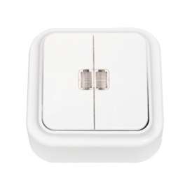 Выключатель 2-кл. ОП А5 10-215 с подсветкой белый Без НДС п.п.1,16 п.1ст.118 НК