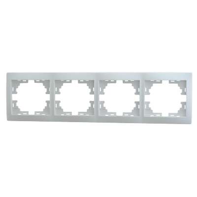 Рамка 4-м Мира горизонт. бел. Lezard 701-0200-149