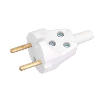 Вилка В6-215 без заземл. 6А Без НДС п.п.1,16 п.1ст.118 НК