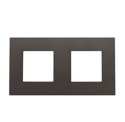 Рамка 2-м 4мод. Zenit антрацит ABB 2CLA227200N1801