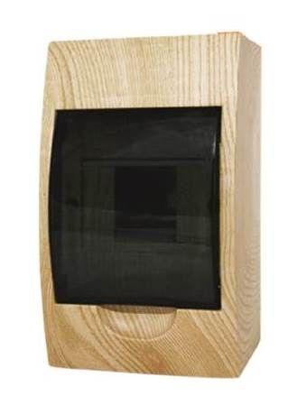 Щит ЩРН-П-4 IP41 светлое дерево PROxima EKF pb40-n-4-light