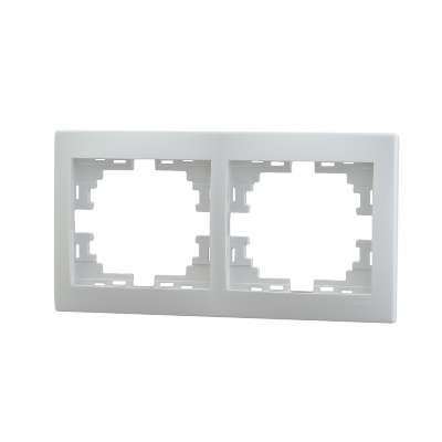 701-0200-147 Рамка 2-м Mira гориз.бел.Lezard