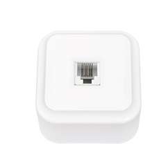 Розетка 1-м ОП ТР4-017 телефонная белый Без НДС п.п.1,16 п.1ст.118 НК