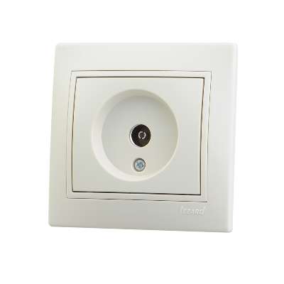 701-0303-130 Розетка TV оконечная Mira крем.Lezard