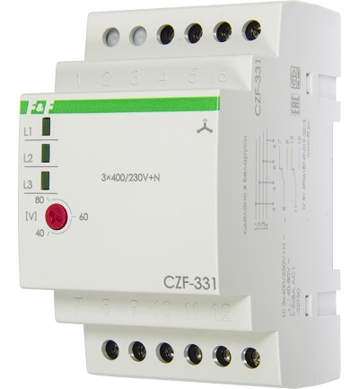 Реле контроля фаз CZF-331
