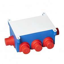 Коробка распр.С/П 118х76х60мм IP40 для заливки в бетон Рувинил 10134