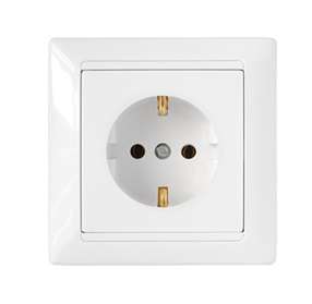 Розетка 1-м РС16-306 с заземл. белый Без НДС п.п.1,16 п.1ст.118 НК