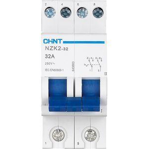 Модульный переключатель NZK2-32 2Р 32А 2 положения CHINT 643003