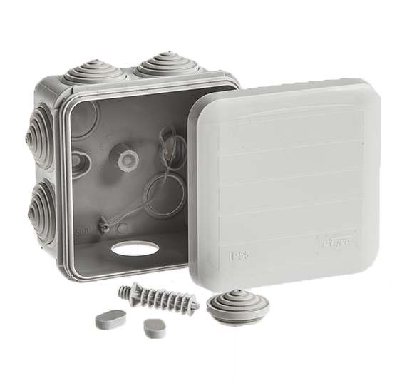 Коробка распр.О/П 85х85х50мм IP54 Тусо  Рувинил 67041