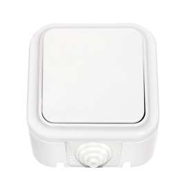 Выключатель 1-кл. ОП А1 6-222 белый IP54 Без НДС п.п.1,16 п.1ст.118 НК