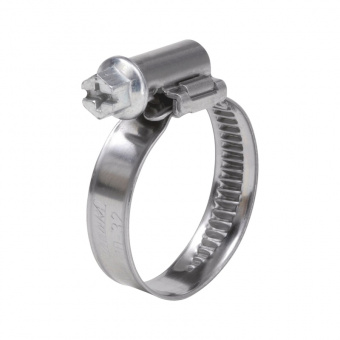 Хомут металлический оцинк. сталь d10-16мм Wumax 253901016