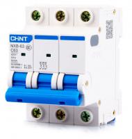 Автоматические выключатели NXB-63 3P 20A С (6kA) CHINT