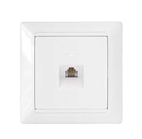 Розетка 1-м телефонная ТР4-034 белый Без НДС п.п.1,16 п.1ст.118 НК