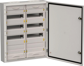 Корпус металлический ЩРн-96 (2х48) 710х570х140 IP54 сер. TITAN 5 IEK TI5-50-N-2X048-54-7035