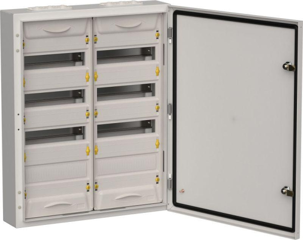 Корпус металлический ЩРн-96 (2х48) 710х570х140 IP54 сер. TITAN 5 IEK TI5-50-N-2X048-54-7035