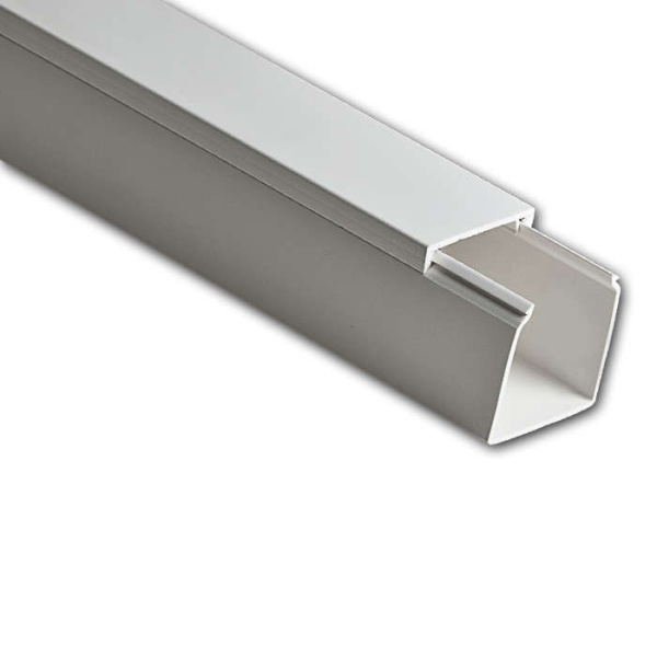 Кабель-канал 40х40 L2000 пластик бел. Рувинил РКК-40х40