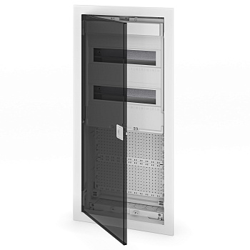 Щит встраиваемый комбинированный 4/2 прозрачная дверца IP40 U48FP 4/2 PL COMBO