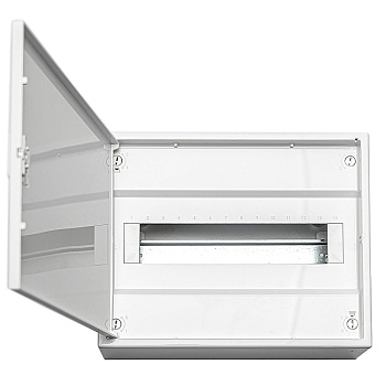 Щит навесной 1 ряд 12+2 мод. белая дверца IP40 N12ALFA W