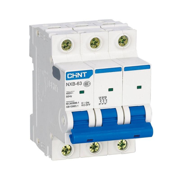 Авт. выкл. NXB-63 3P 1A (6kA) хар-ка С (R)  CHINT  814164