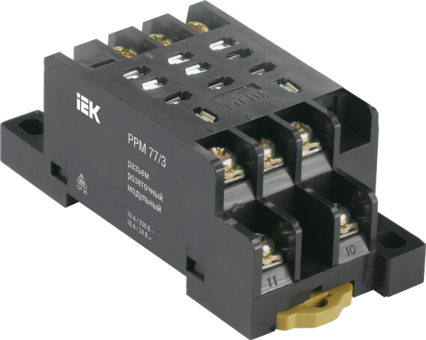 Разъем модульный РРМ78/3(PYF11A) для РЭК78/3(MY3) ИЭК RRP20D-RRM-3
