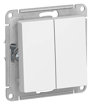 Выключатель 2-кл. AtlasDesign (сх. 5) 10AX механизм лотос SE ATN001351