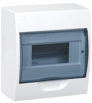 Корпус пластиковый ЩРН-П-8 Krepta 3 IP41 бел. IEK MKP12-N-08-40-20