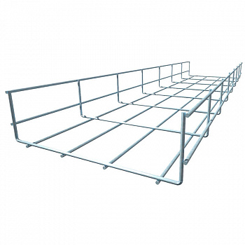 Лоток проволочный 100х60 L3000 сталь 4мм PL60х100х4.0 оцинк. КМ LO0661