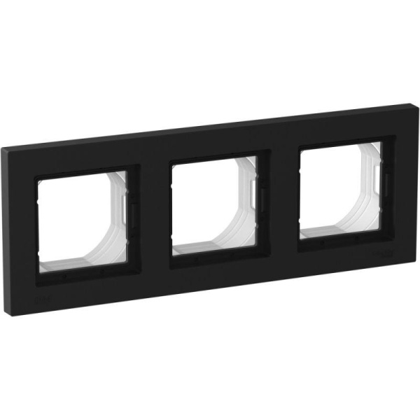 Рамка 3-м AtlasDesign Aqua IP44 универс. карбон  SE ATN441003