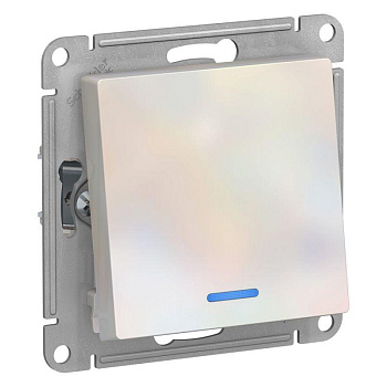 Механизм переключателя проходного 1-кл. AtlasDesign (сх.6а) 10АХ с подсветкой базальт SE ATN001463