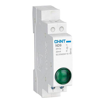 Индикатор ND9-1/b синий AC/DC 230В (LED) (R) CHINT 594123