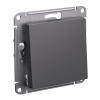 Переключатель проходной 1-кл. AtlasDesign (сх. 6) 10AX механизм базальт SE ATN001461