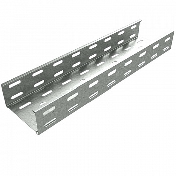 Лоток листовой перфорированный 100х50 L3000 сталь 0.7мм LPE50х100х0.7 "СТАНДАРТ" КМ LO0201