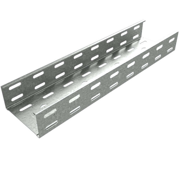 Лоток листовой перфорированный 100х50 L3000 сталь 0.7мм LPE50х100х0.7 "СТАНДАРТ" КМ LO0201