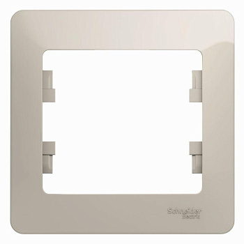 Рамка 1-м Glossa молочный SE GSL000901