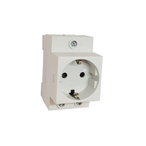 Розетка AC30-111 с заземляющим контактом на DIN-рейку CHINT 775001
