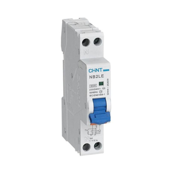Диф. авт. NB2LE 1P+N 25А 30mA (6kA) AС CHINT 689004