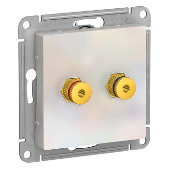 Аудиорозетка 2-м AtlasDesign жемчуг SE ATN000487