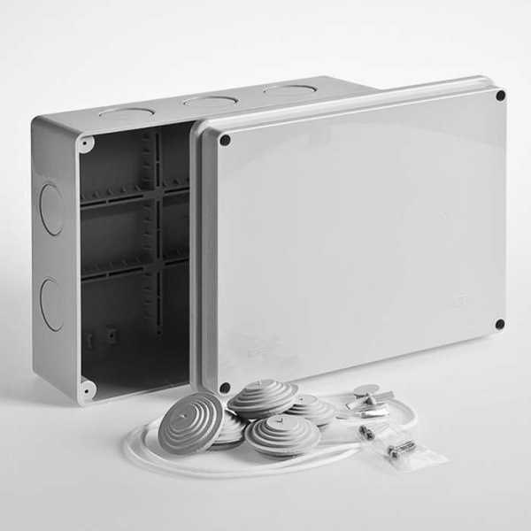 Коробка распределительная ОП 240х195х90 IP55 без герм.Ruvinil 67066