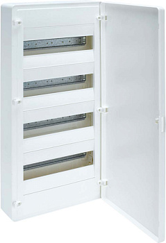 Щит о/у  48 мест ,бел. дверца  (647х282х99) IP40 VS412PD //Hager-Golf