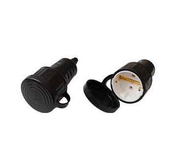 Розетка переносная 1-м Р16-361 с заземл. IP44 Без НДС п.п.1,16 п.1ст.118 НК